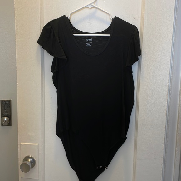 aerie Tops - Aerie ruffle sleeve body suit